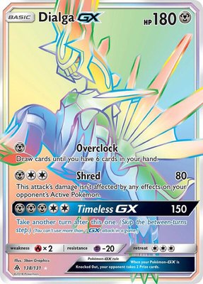 Dialga GX (Secret), SM - Forbidden Light