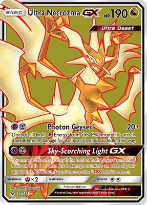 Ultra Necrozma GX (Full Art), SM - Forbidden Light