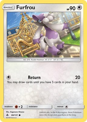 Furfrou, SM - Forbidden Light