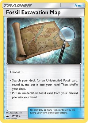 Fossil Excavation Map, SM - Forbidden Light