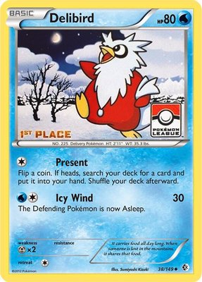 Delibird (Pokemon League) [1st Place], League & Championship Cards
