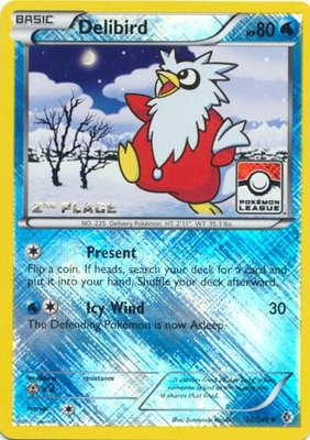 Delibird (Pokemon League) [2nd Place], League & Championship Cards