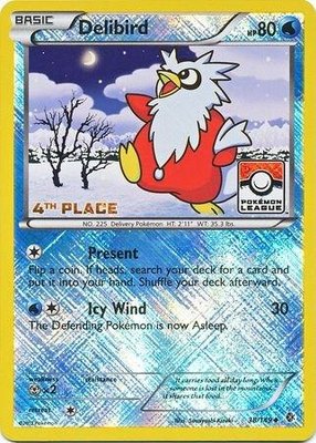 Delibird (Pokemon League) [4th Place], League & Championship Cards