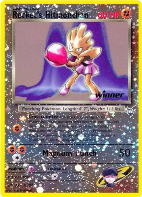 Rocket's Hitmonchan [Winner], Best of Promos