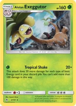Alolan Exeggutor (SM Forbidden Light), Deck Exclusives