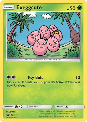 Exeggcute, SM Promos