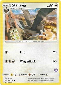 Staravia (4), SM Trainer Kit: Alolan Sandslash & Alolan Ninetales