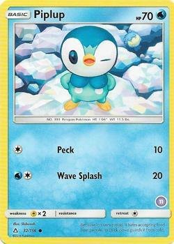 Piplup (11), SM Trainer Kit: Alolan Sandslash & Alolan Ninetales