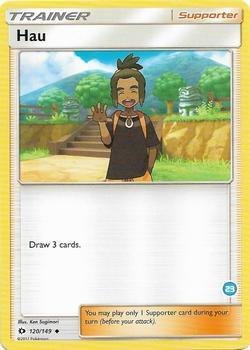 Hau (23) (Alolan Ninetales Half-Deck), SM Trainer Kit: Alolan Sandslash & Alolan Ninetales
