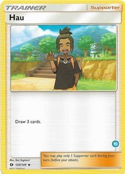 Hau (19) (Alolan Ninetales Half-Deck), SM Trainer Kit: Alolan Sandslash & Alolan Ninetales