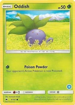 Oddish (11), SM Trainer Kit: Alolan Sandslash & Alolan Ninetales