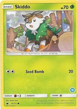 Skiddo (13), SM Trainer Kit: Alolan Sandslash & Alolan Ninetales
