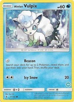 Alolan Vulpix (29), SM Trainer Kit: Alolan Sandslash & Alolan Ninetales