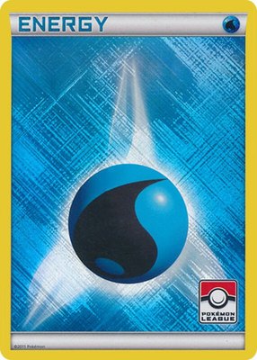 Water Energy (2011 Pokemon League Promo), League & Championship Cards