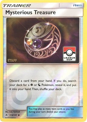 Mysterious Treasure (League Cup) [Staff], League & Championship Cards