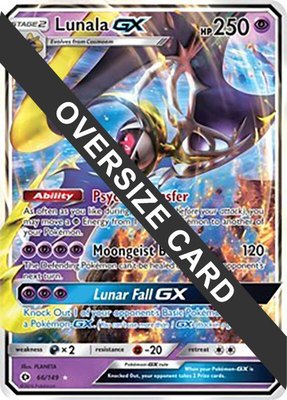 Lunala GX, Jumbo Cards