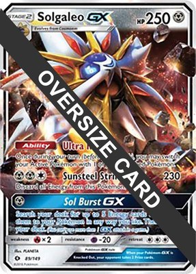 Solgaleo GX, Jumbo Cards