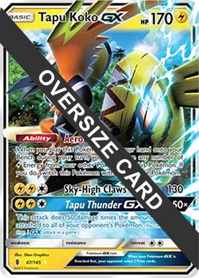Tapu Koko GX, Jumbo Cards