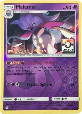 Malamar (League Challenge) [1st Place], League & Championship Cards
