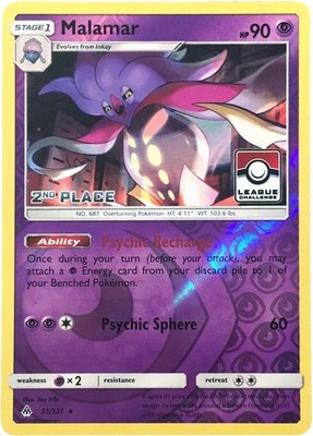 Malamar (League Challenge) [2nd Place], League & Championship Cards