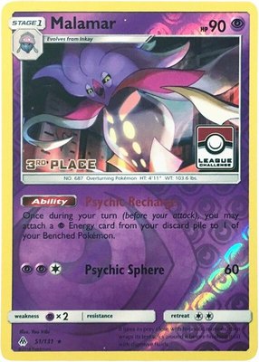 Malamar (League Challenge) [3rd Place], League & Championship Cards