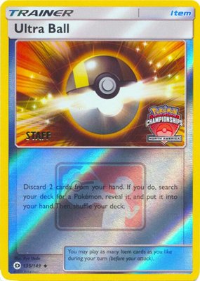 Ultra Ball (North America Championships) [Staff], League & Championship Cards