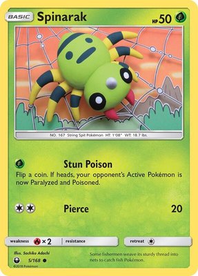 Spinarak, SM - Celestial Storm