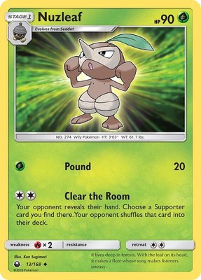 Nuzleaf, SM - Celestial Storm
