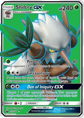 Shiftry GX (Full Art), SM - Celestial Storm