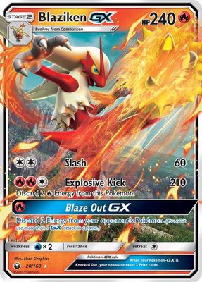 Blaziken GX, SM - Celestial Storm