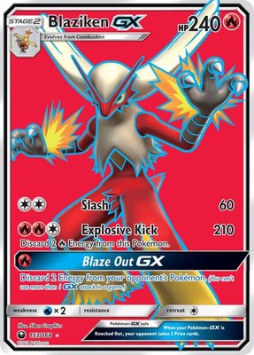 Blaziken GX (Full Art), SM - Celestial Storm