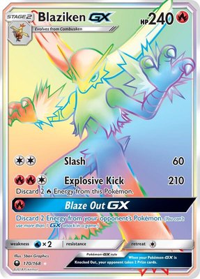Blaziken GX (Secret), SM - Celestial Storm