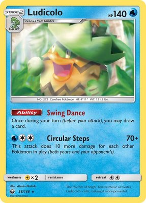 Ludicolo, SM - Celestial Storm