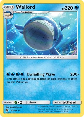 Wailord, SM - Celestial Storm