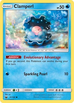 Clamperl, SM - Celestial Storm