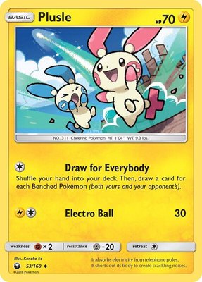Plusle, SM - Celestial Storm