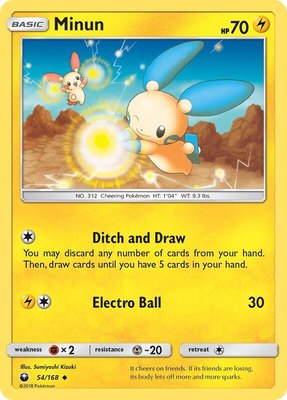 Minun, SM - Celestial Storm