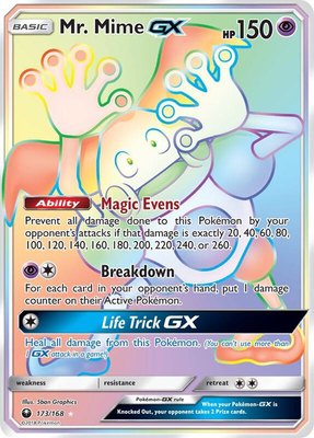 Mr. Mime GX (Secret), SM - Celestial Storm