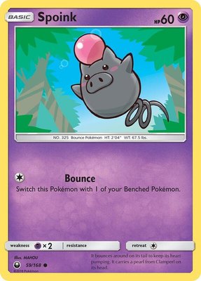 Spoink, SM - Celestial Storm