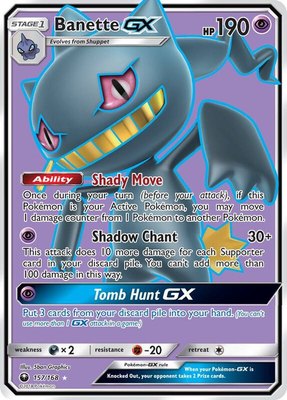Banette GX (Full Art), SM - Celestial Storm