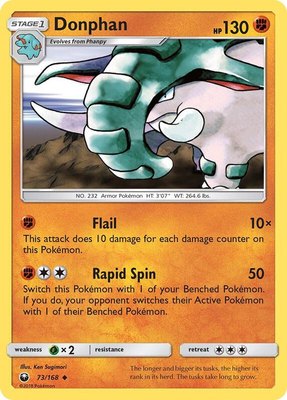 Donphan, SM - Celestial Storm