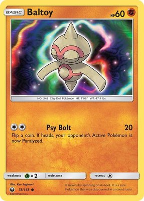 Baltoy, SM - Celestial Storm