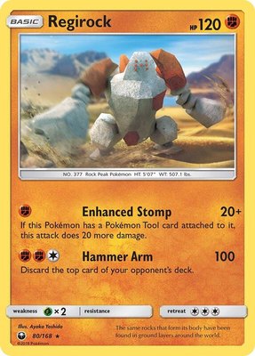Regirock, SM - Celestial Storm