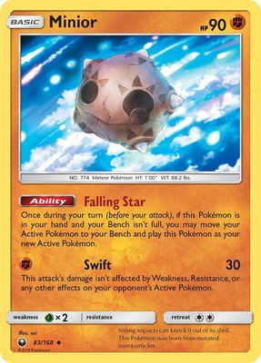 Minior, SM - Celestial Storm