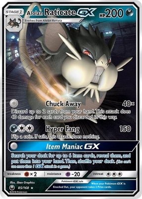 Alolan Raticate GX, SM - Celestial Storm