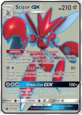 Scizor GX (Full Art), SM - Celestial Storm
