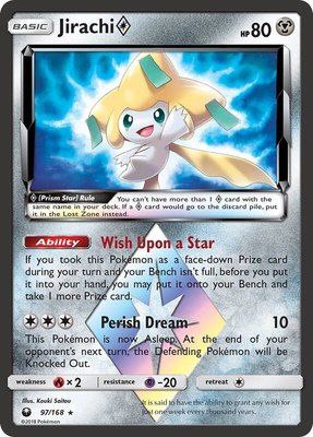 Jirachi Prism Star, SM - Celestial Storm