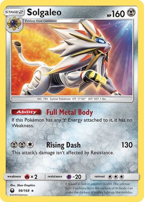 Solgaleo, SM - Celestial Storm