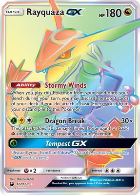 Rayquaza GX (Secret), SM - Celestial Storm