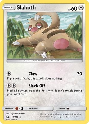 Slakoth, SM - Celestial Storm